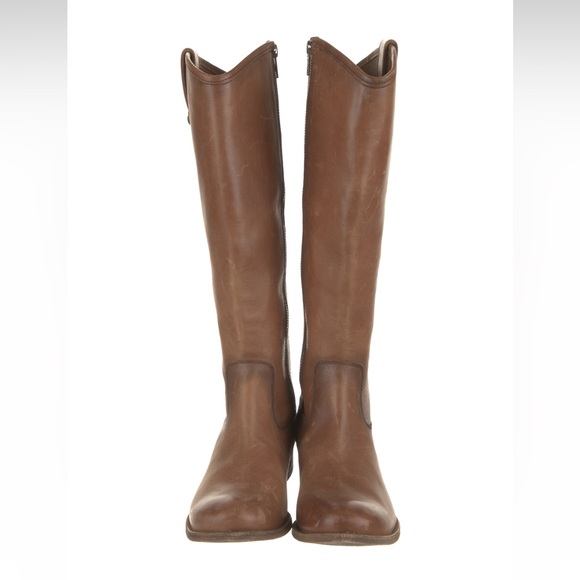 Frye leather riding boot. - Picture 3 of 5
